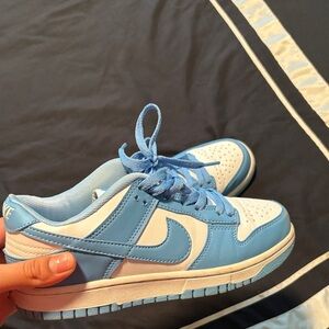 Nike Sky Blue and White Athletic Shoes